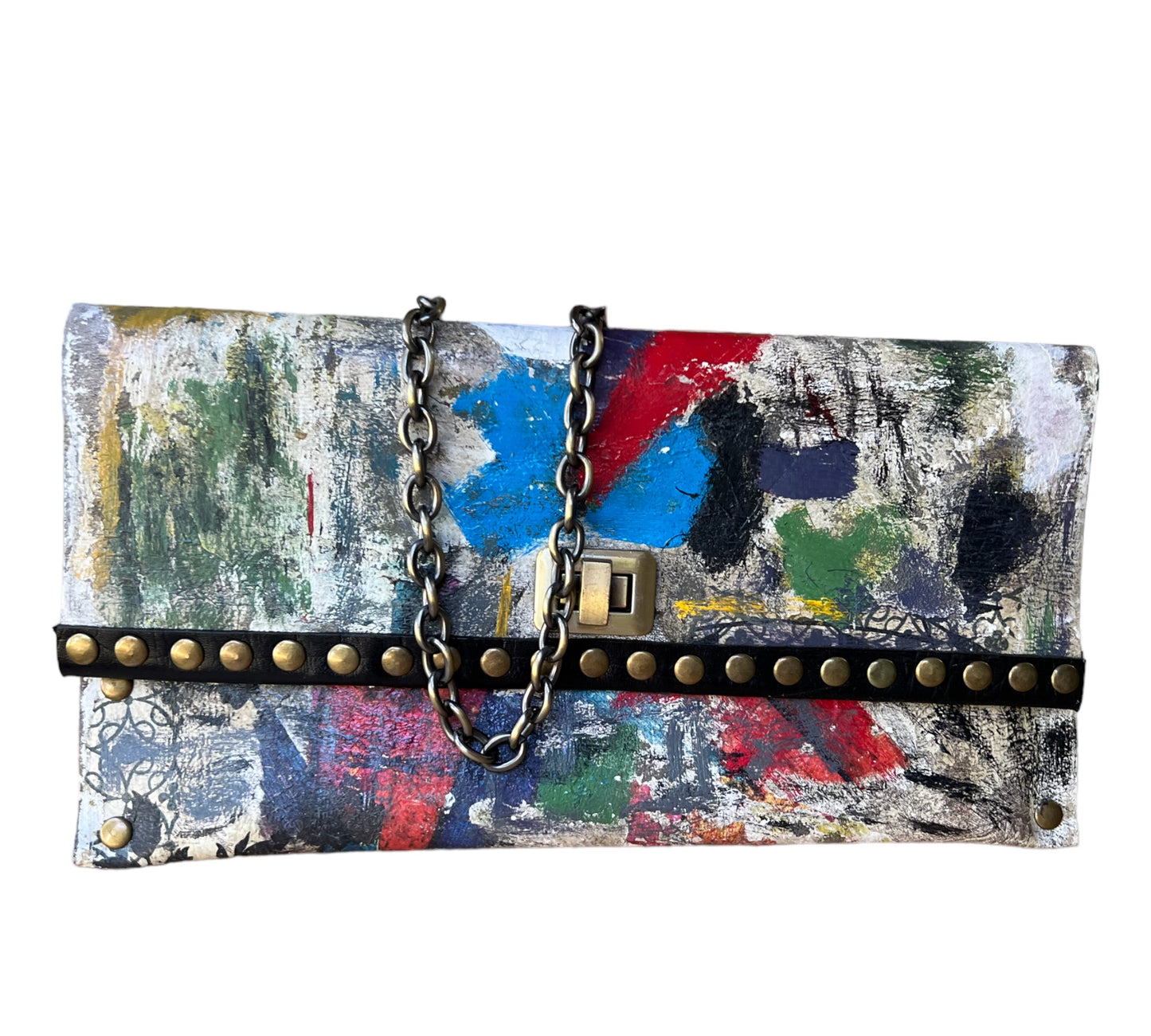 Leather Colorful Crossbody