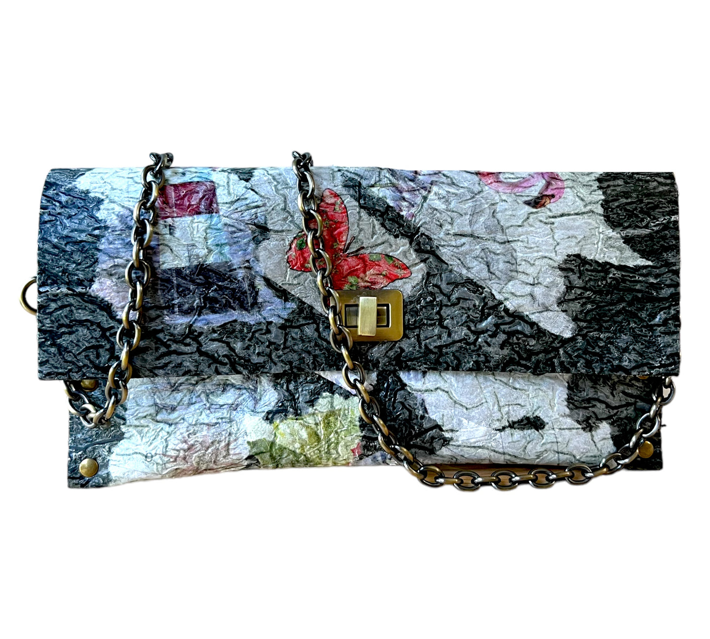 Black Recycled Handbag Eco-friendly Upcycled and Ethically Crafted